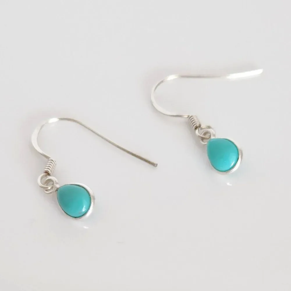 Sonoran Turquoise Earrings in Sterling Silver